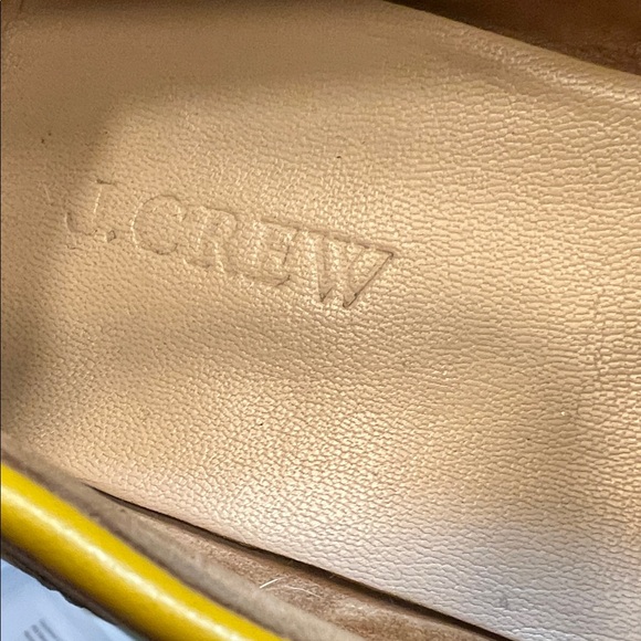 J. Crew Ryan Yellow Penny Loafer size 10 - Picture 8 of 17